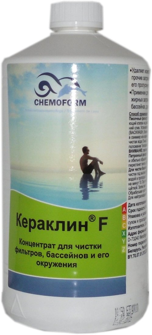 

Химия для бассейна Chemoform Кераклин F 1 л