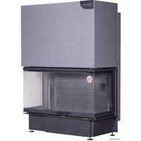 Встраиваемая печь-камин ЭкоКамин Дельта 1200 B (черный шамот)