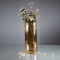 Ваза Элетех Тубо 8x20 4840900079 (рифленый янтарный)