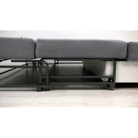 Диван Сириус Лидер-2 НПБ 215x110 (Eva 14 велюр темно-розовый)