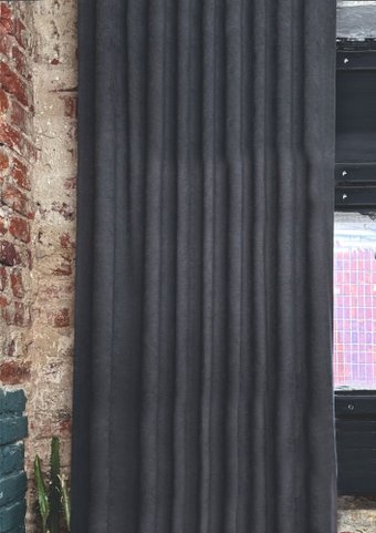 Штора КронасМАрт Канвас 250x250 (2 шт, темно-серый)