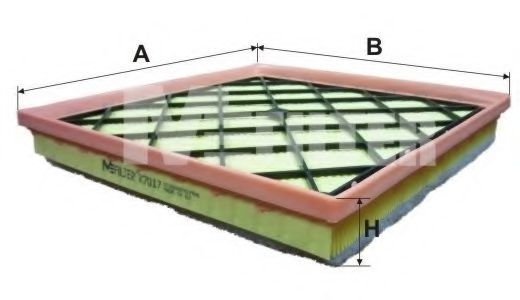 

Воздушный фильтр Mfilter K7017