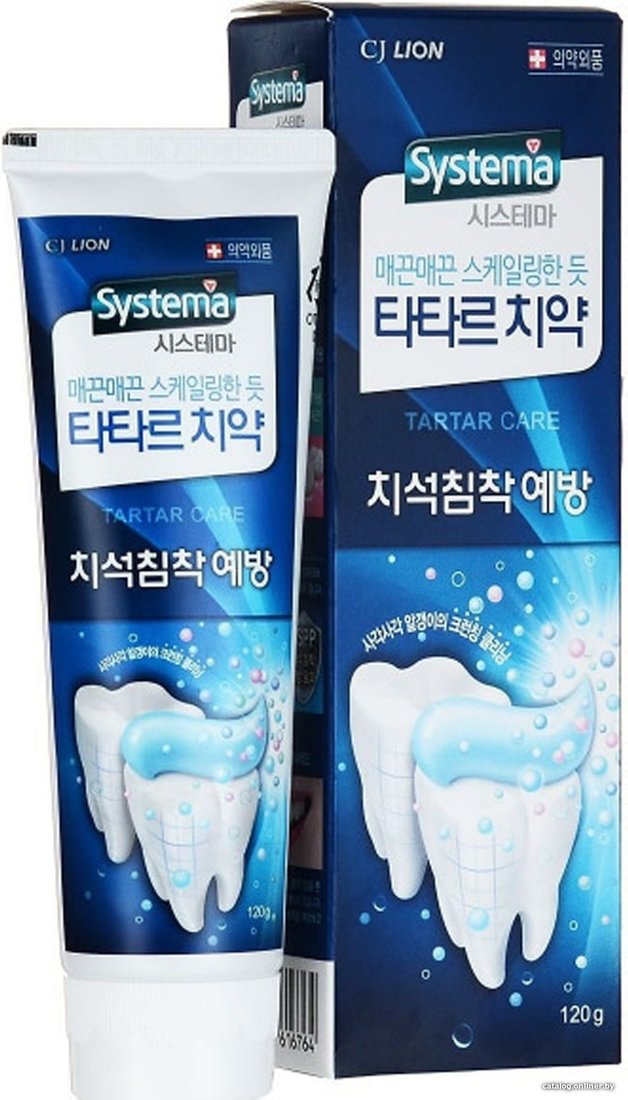 Зубная паста Lion Systema Tartar Против образования зубного камня 120 г