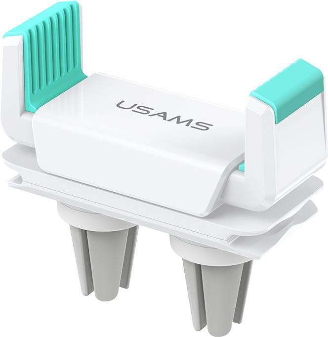 

Держатель для смартфона Usams Dual Air Vent Car Holder US-ZJ045 (белый/зеленый)