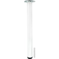 Опора мебельная AKS круглая d60 h820, белый в Могилеве