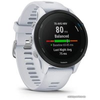 Умные часы Garmin Forerunner 255 Music (белый камень)