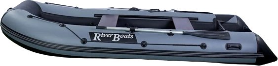 

Моторно-килевая лодка RiverBoats 350 (серый/черный)