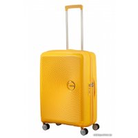 Чемодан-спиннер American Tourister SoundBox Golden Yellow 67 см
