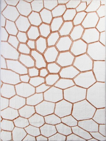 Ковер для жилой комнаты Pixel Rabbit Carving PX4003-STAN-CREAM-TERRA (0.8x1.5)