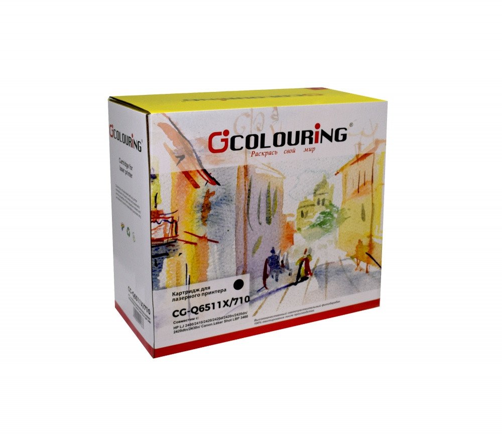 

Картридж Colouring CG-Q6511X/710H (аналог Canon Cartridge 710H, HP 11X (Q6511X))