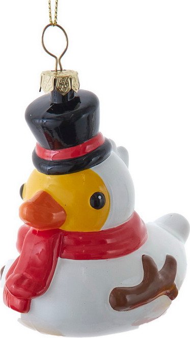 

Елочная игрушка Kurt S. Adler Christmas 2025 Утка в цилиндре D4673_1