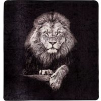 Плед Arya Lion 8680943247339 200x220 (черный)