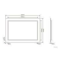  Roxen Зеркало Bliss Long 510035-120 120х70