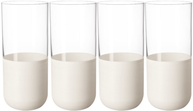 

Набор бокалов для воды и напитков Villeroy & Boch Manufacture Rock Blanc 11-3799-8260 (4шт)