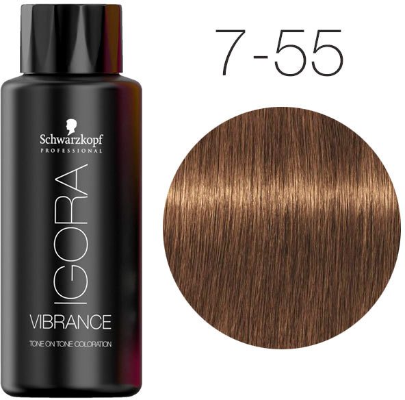

Краситель прямого действия Schwarzkopf Professional Igora Vibrance 7-55 60 мл