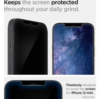 Защитное стекло Spigen Glas.TR Slim для iPhone 12 Mini AGL01533