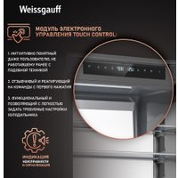 Холодильник Weissgauff WRKI 1970 Total NoFrost Inverter Premium Ecofresh Inox