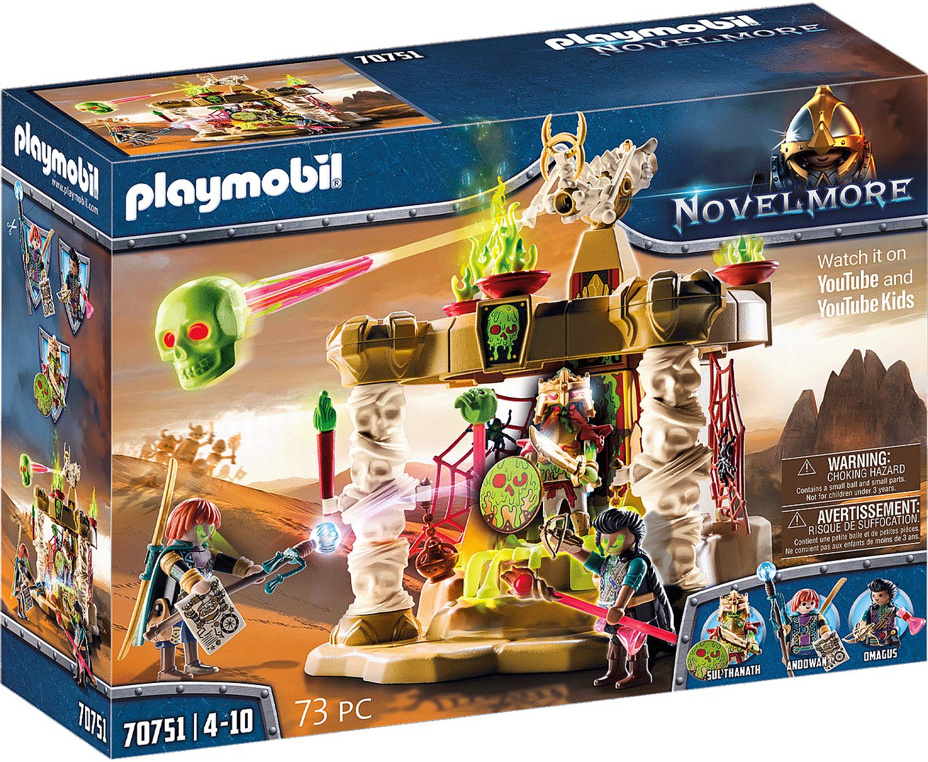 

Конструктор Playmobil PM70751 Пески Салахари - Храм армии скелетов