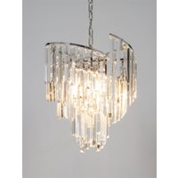 Подвесная люстра BayerLux Лувр 10777424 (хром)