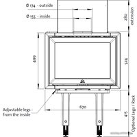 Свободностоящая печь-камин Jotul I 520 F