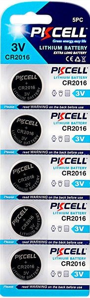 

Батарейка PKCELL CR2016 5 шт.