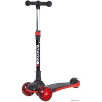Трехколесный самокат Novatrack Rainbow Basic 120BB.RAINBOW.BRD20 (черный/красный)
