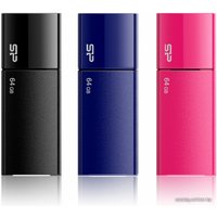 USB Flash Silicon-Power Ultima U05 64GB Blue (SP064GBUF2U05V1D)
