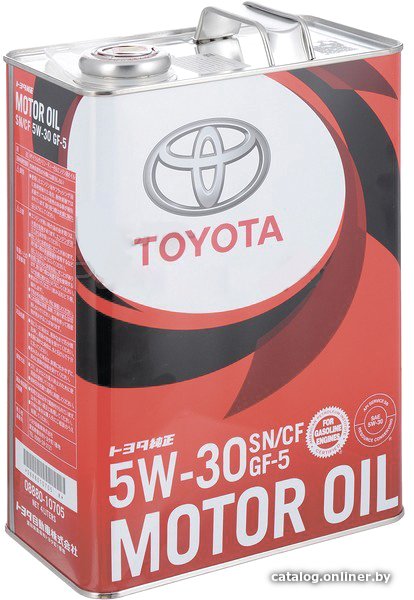 Моторное масло Toyota SN GF-5 5W-30 (08880-10705) 4л