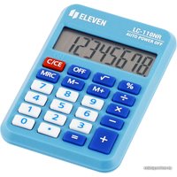 Калькулятор Eleven LC-110NR-BL (голубой)