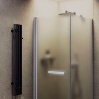 Душевой уголок MaybahGlass MGY-1350-5 (сатин стекло/хром матовый)