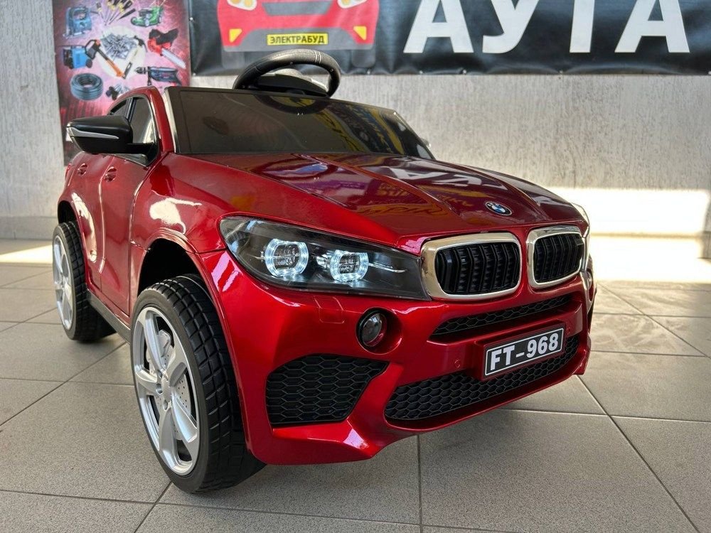 

Электромобиль Baby Driver BMW X6M LUX B444 (красный глянец)