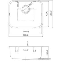 Кухонная мойка IDDIS Mate MAT53S0i77