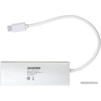 USB-хаб  Digma HUB-4U3.0-UC-S