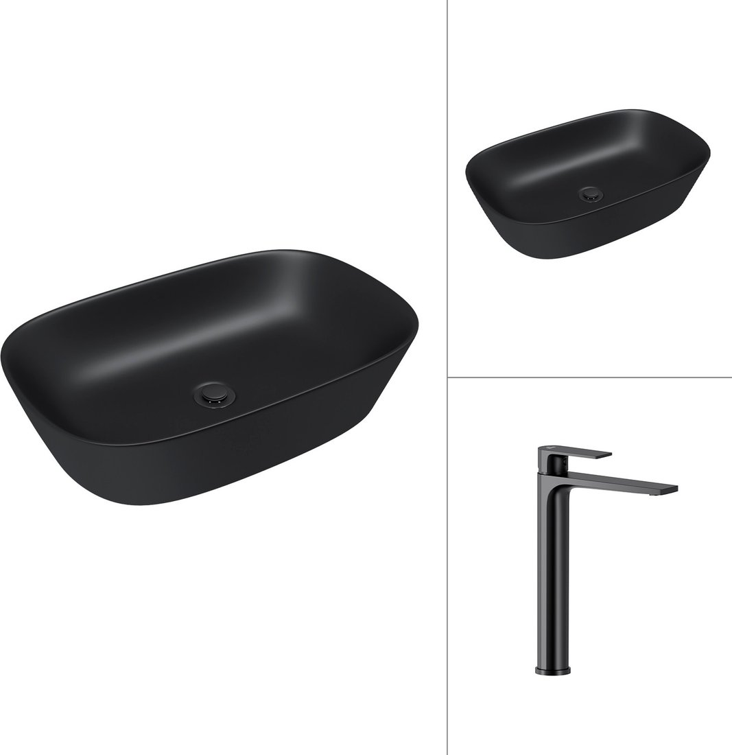 

Умывальник Lauter 21393-60-A + Reef 21CK8678BS