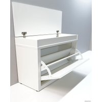 Тумба для обуви Анрат Элана 1к.80 белый