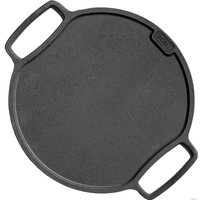 Плато Brizoll Плато чугунное, двухстороннее круглое гриль, 32 см