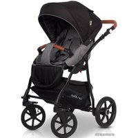 Универсальная коляска Riko Basic Bella Lux (2 в 1, 01/темно-серый)