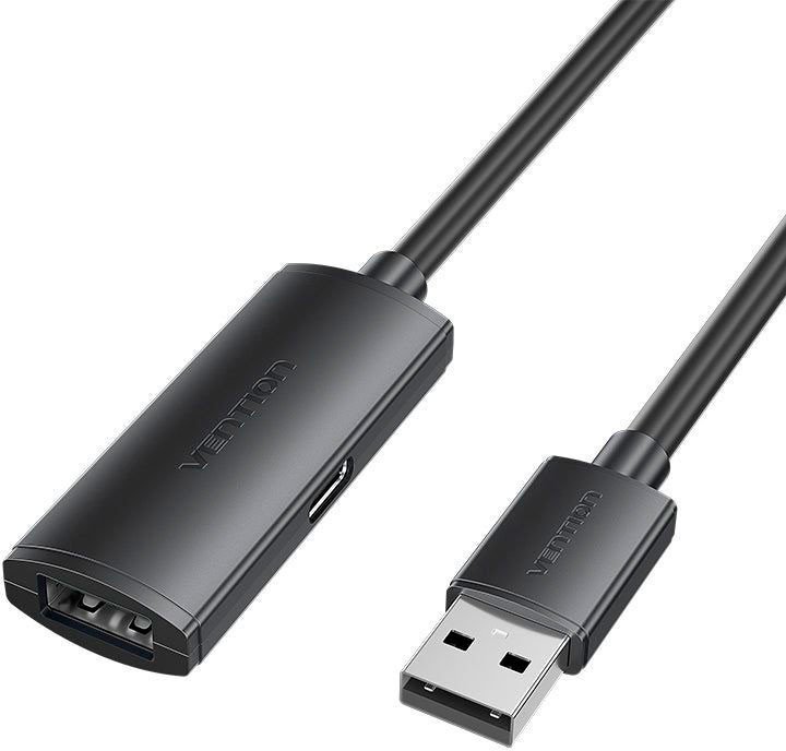 Кабель Vention CBKBQ USB Type-A (20 м, черный)