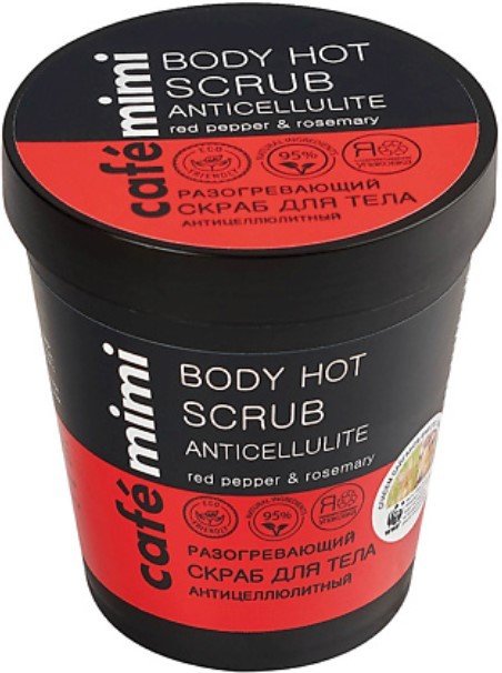 

Cafe Mimi Скраб антицеллюлитный de Beaute Mimi разогревающий 280 г