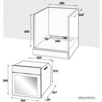 Электрический духовой шкаф BEKO BIM 24301 ZGCS