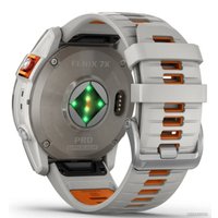 Умные часы Garmin Fenix 7X Pro Sapphire Solar (титан/оранжевый)