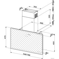 Кухонная вытяжка Faber V-Air Flat KL A80 330.0615.684