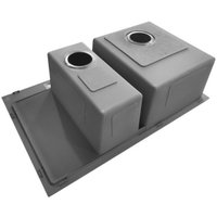 Кухонная мойка Stellar Decor S7850NB-2L-D (нано черный)