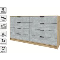 Комод Интерлиния Концепт КТ-К197 (бетон/дуб золотой)