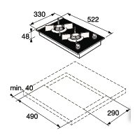 Варочная панель ASKO HG1355GB