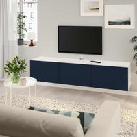 Тумба Ikea Бесто 293.306.94 (белый/нотвикен синий)