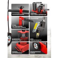 Подкатной домкрат ForceKraft FK-F-1600-6MST(60317)