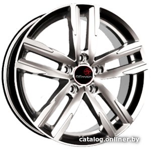 Литые диски Vector B213 17x7 5x114.3мм DIA 67.1мм ET 45мм Сильвер S
