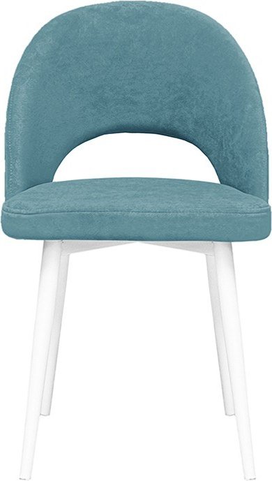 

Стул Трия Амели конус Т2 (белый муар/велюр бирюзовый)