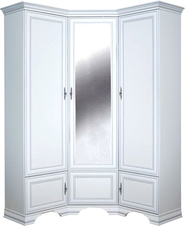 

Шкаф распашной Black Red White Kentaki S320-SZFN5D (белый)